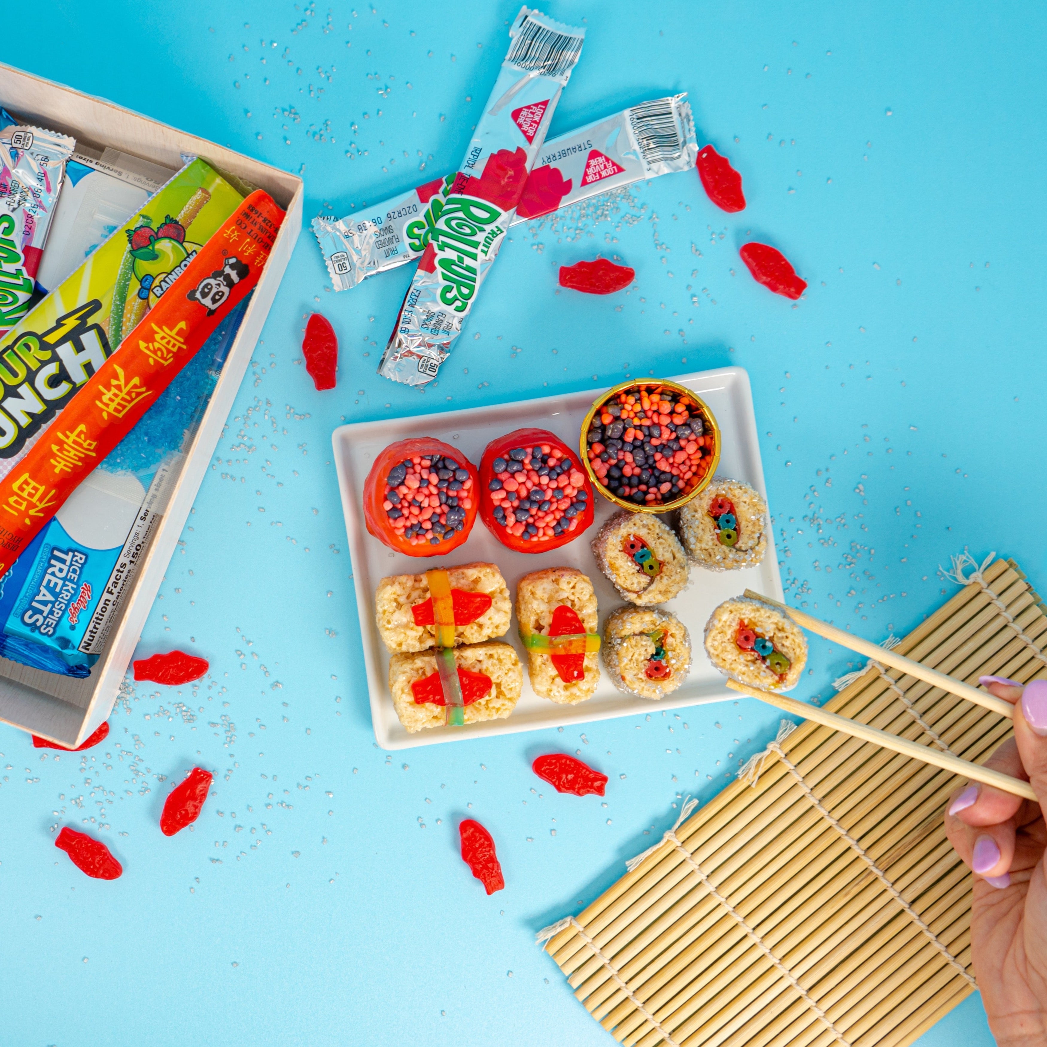The Creative Kitchen Make Your Own Candy Sushi Kit | Sweet DIY Kits | DIY Food Kits: Make Your Own Food | DIY Gifts