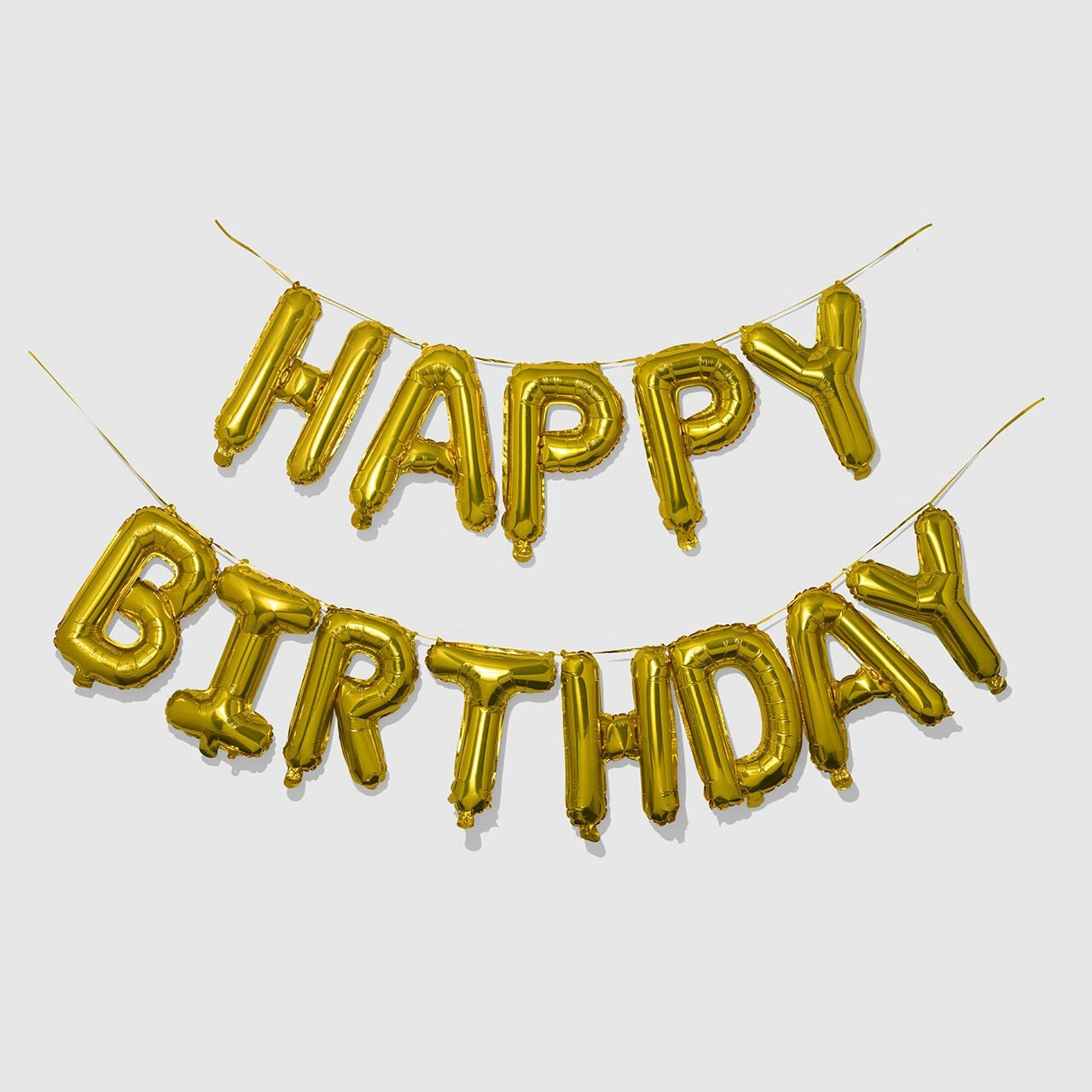 Happy Birthday Gold Foil Balloon Banner Kit By Celebrate It™