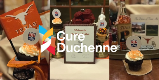 Cupcake Bar at event to Cure Duchenne 