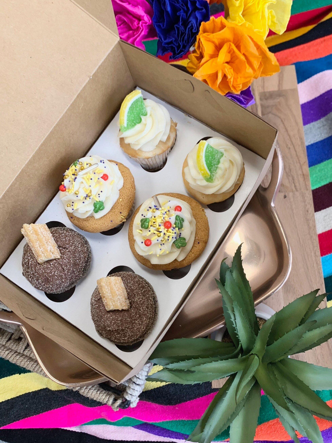 It's Fiesta Time: Cinco de Mayo Cupcakes And NEW Margarita Gift Box!