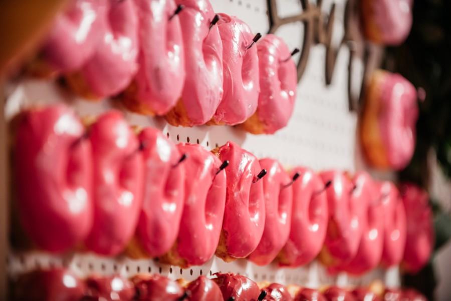 Doughnuts are one of the fun, interactive bars offered by The Cupcake Bar