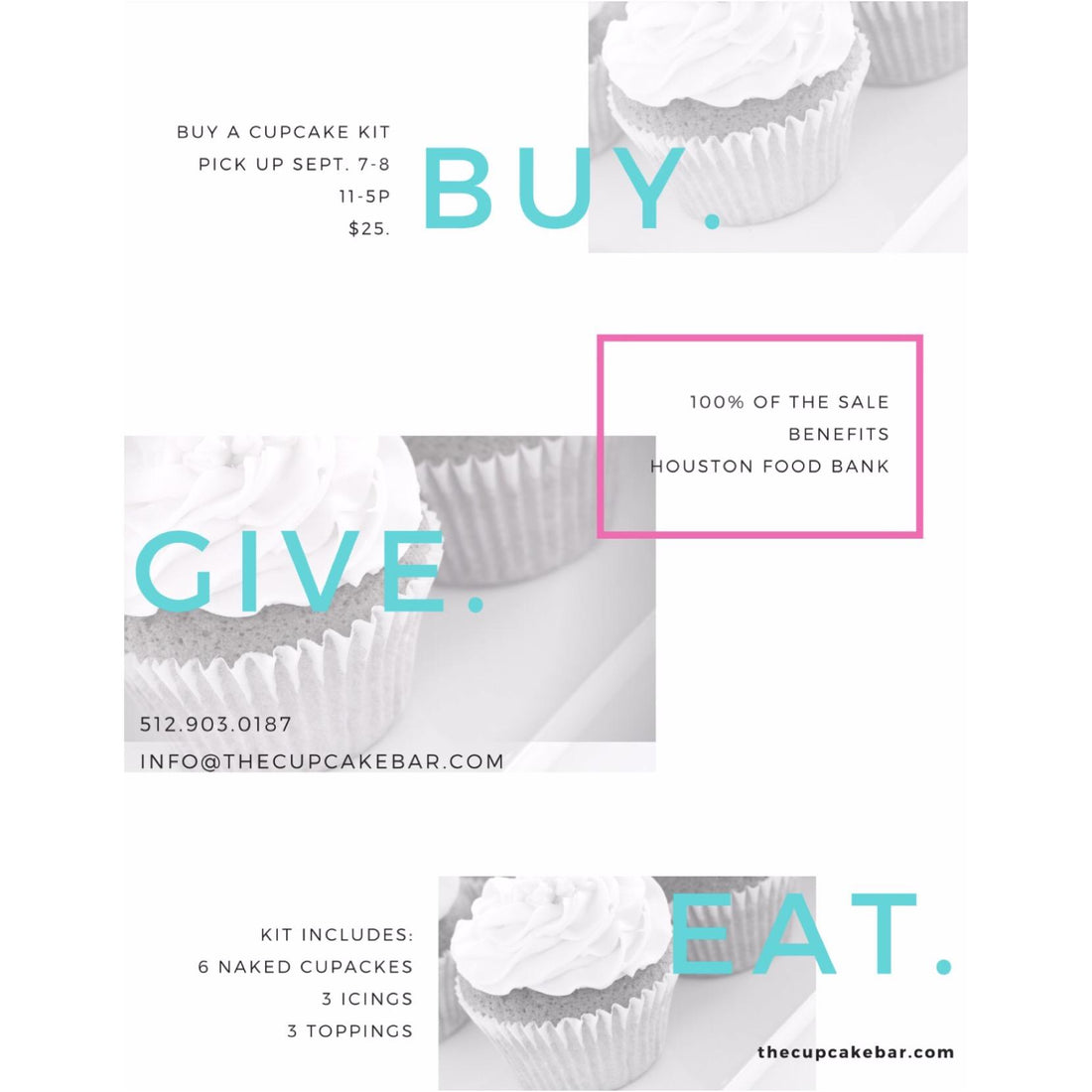 Announcement: BUY. GIVE. EAT.