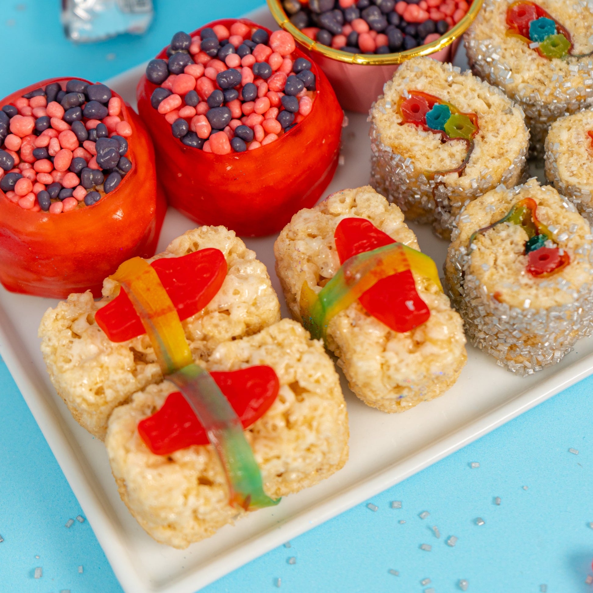 How to Make Kit Kat Candy Sushi Dessert - Sugar and Charm